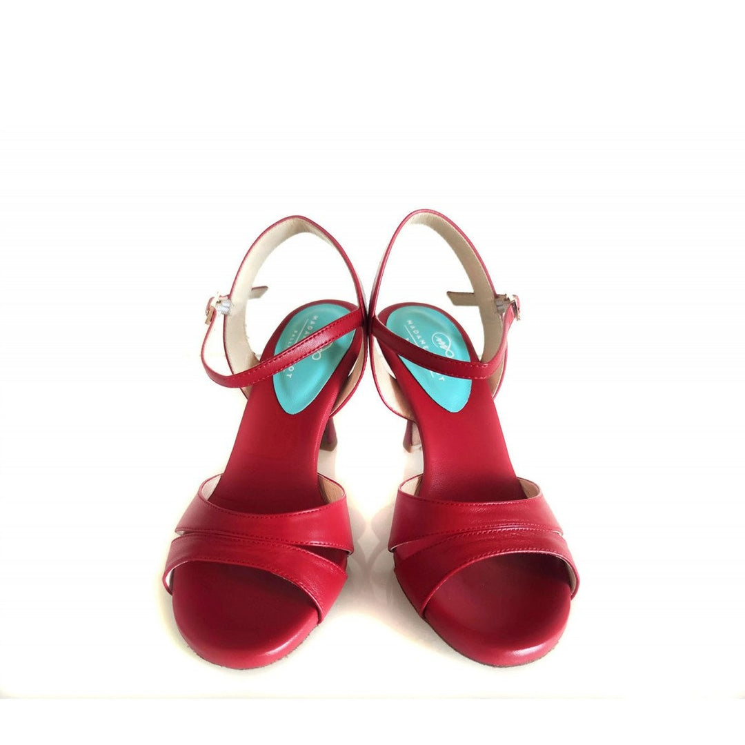 Rallies - Red-Madame Pivot- Axis Tango - Best Tango Shoes