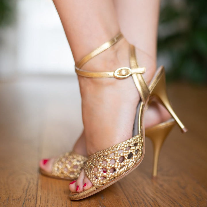 Serpentina Oro-Yuyo Brujo- Axis Tango - Best Tango Shoes