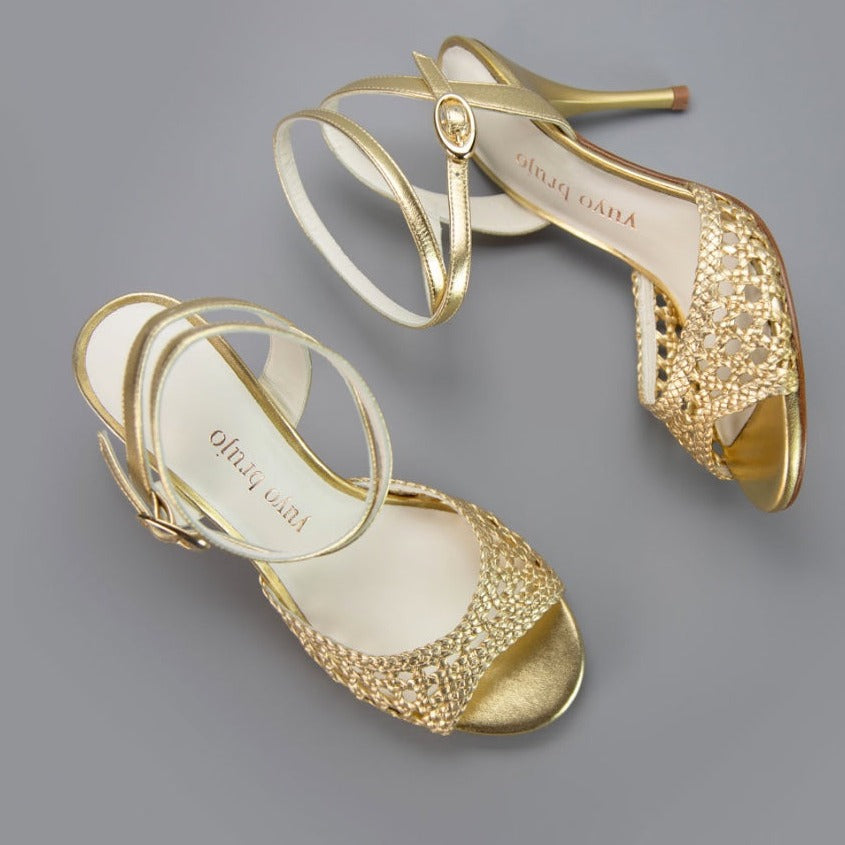 Serpentina Oro-Yuyo Brujo- Axis Tango - Best Tango Shoes