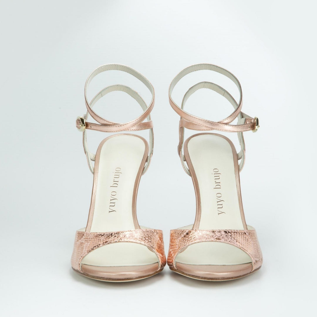 Irisado Rose Gold-Yuyo Brujo- Axis Tango - Best Tango Shoes