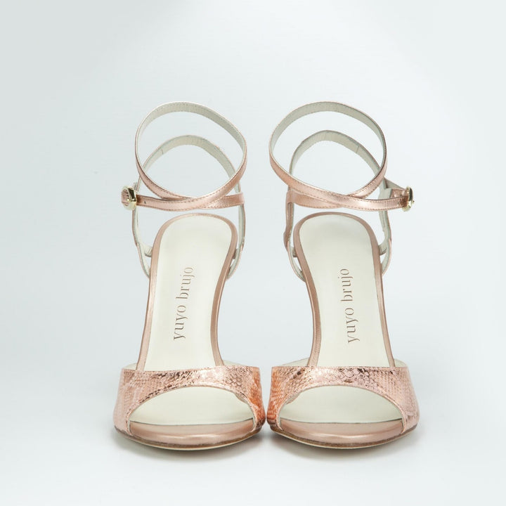 Irisado Rose Gold-Yuyo Brujo- Axis Tango - Best Tango Shoes
