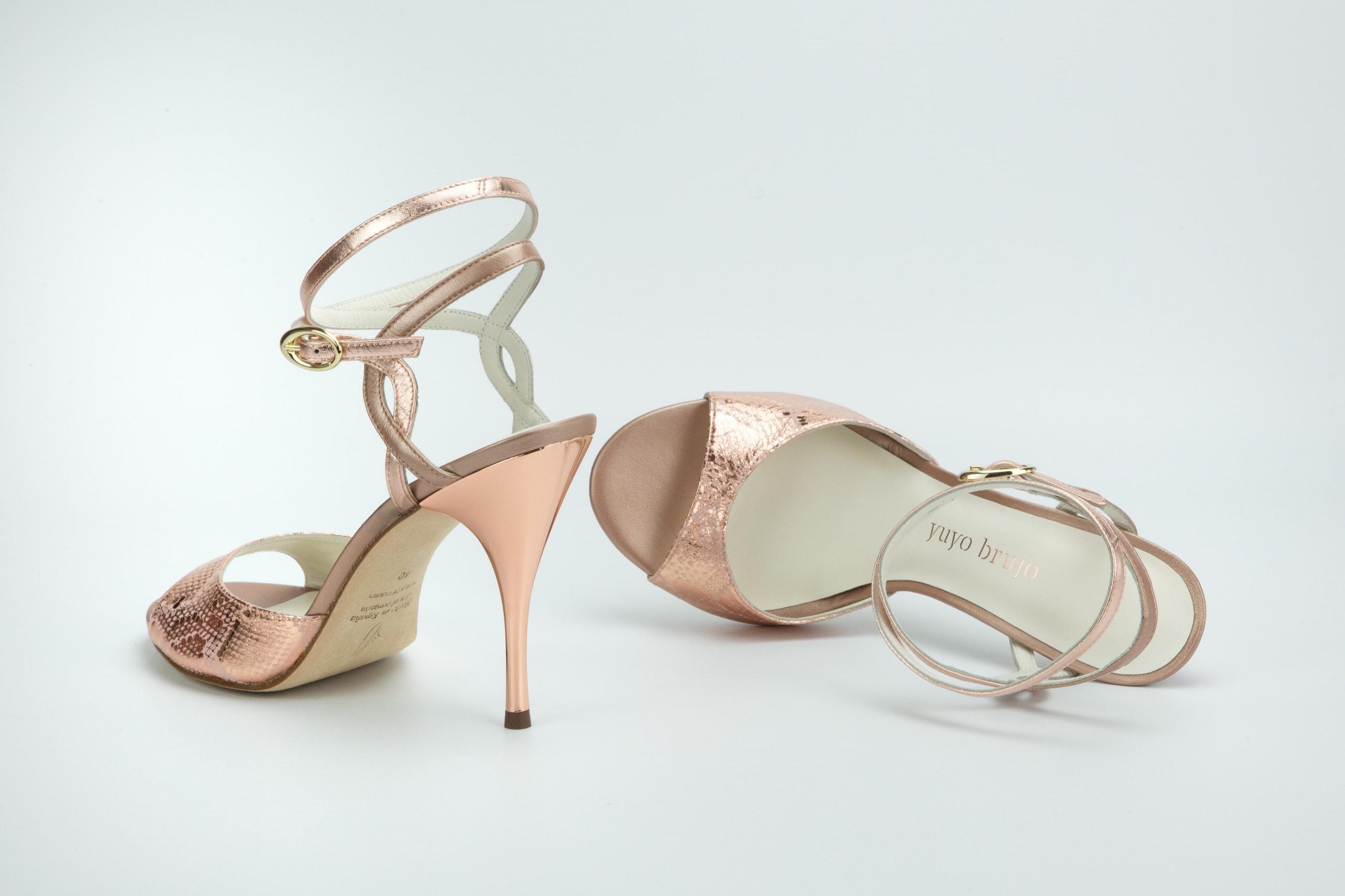 Scarpe rosa gold top