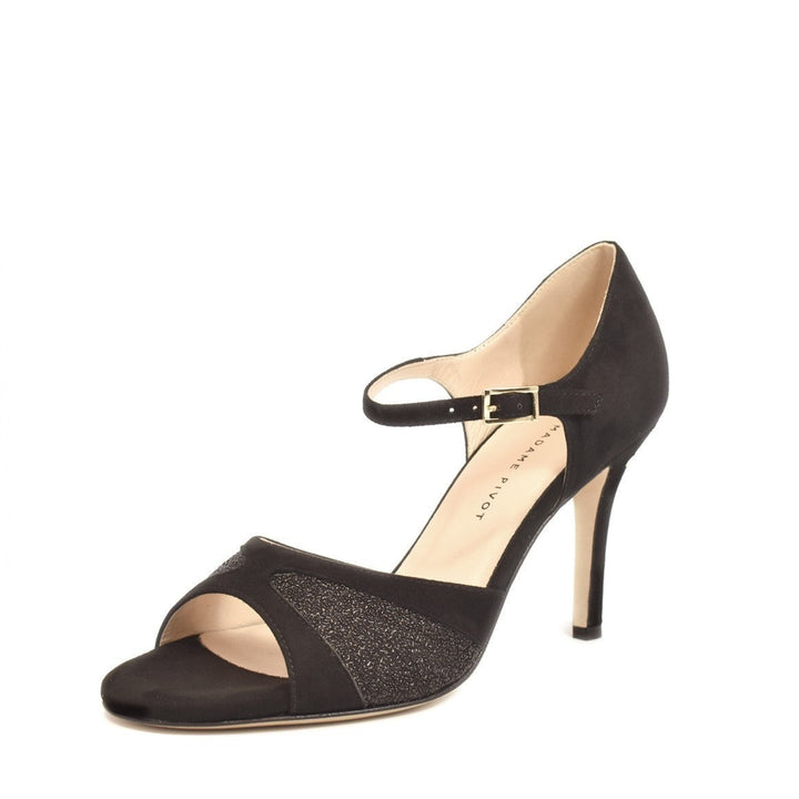Trudy - Black Suede-Madame Pivot- Axis Tango - Best Tango Shoes