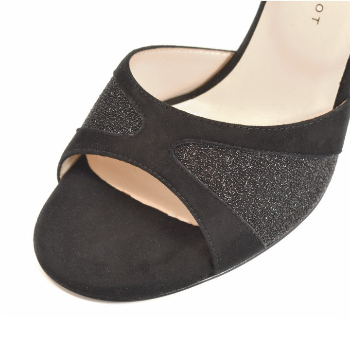 Trudy - Black Suede-Madame Pivot- Axis Tango - Best Tango Shoes