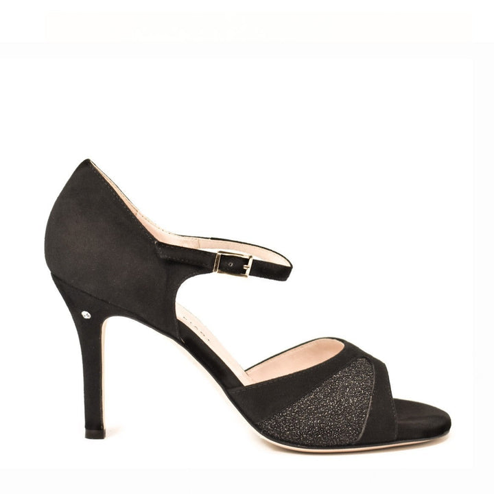 Trudy - Black Suede-Madame Pivot- Axis Tango - Best Tango Shoes