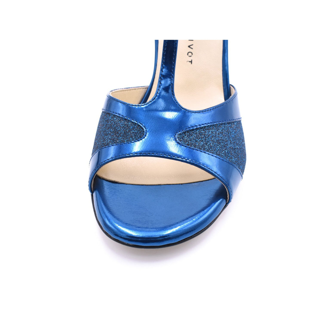 Twila 2P - Blue Glitter-Madame Pivot- Axis Tango - Best Tango Shoes