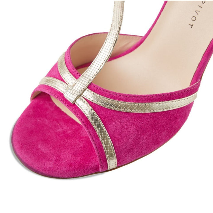 Vicky - Fuchsia-Madame Pivot- Axis Tango - Best Tango Shoes