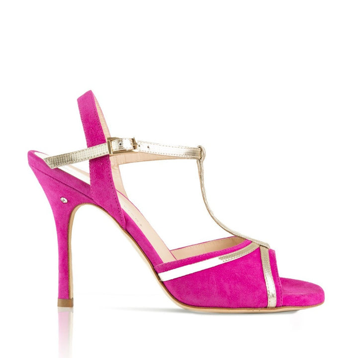 Vicky - Fuchsia-Madame Pivot- Axis Tango - Best Tango Shoes