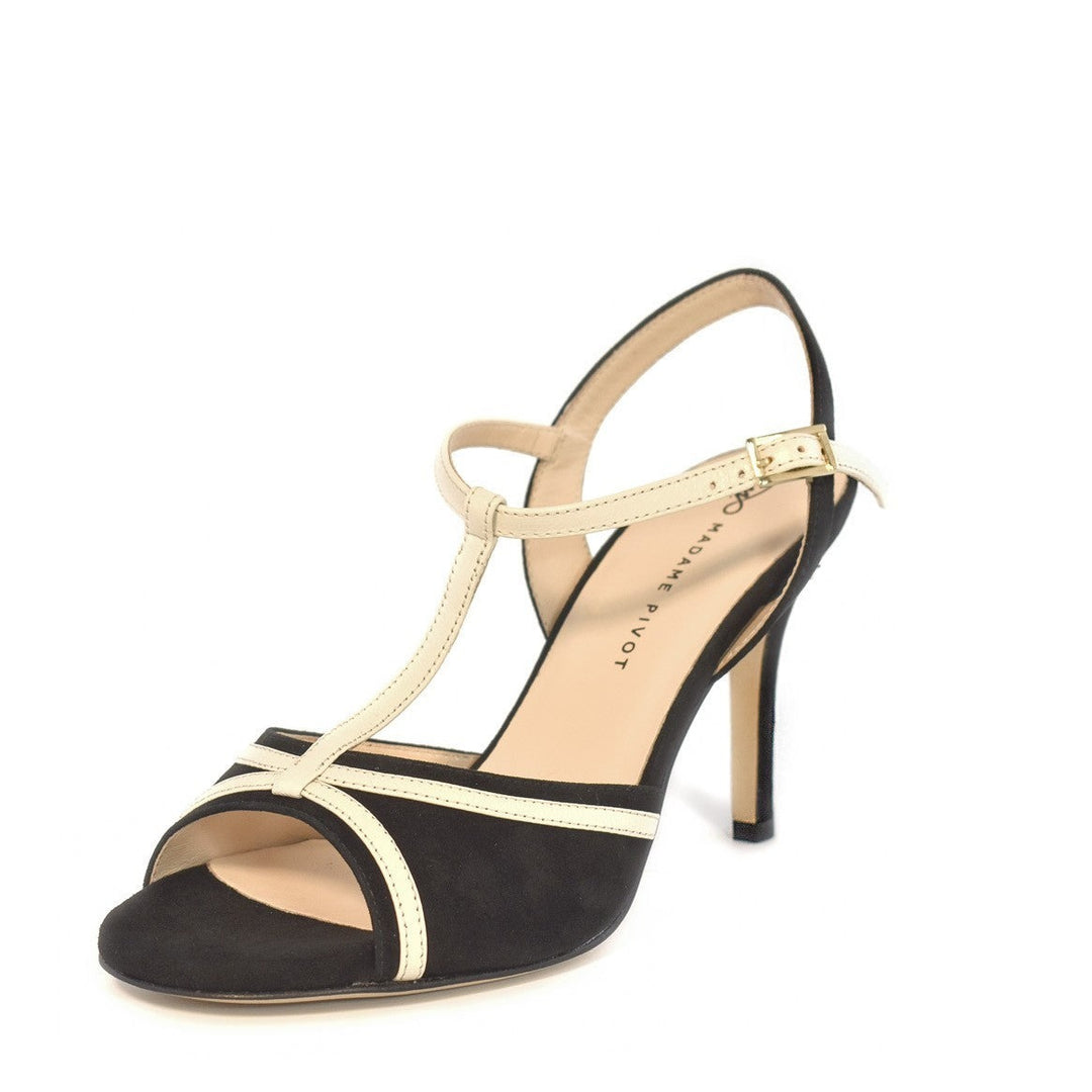 Vicky - Black Suede-Madame Pivot- Axis Tango - Best Tango Shoes