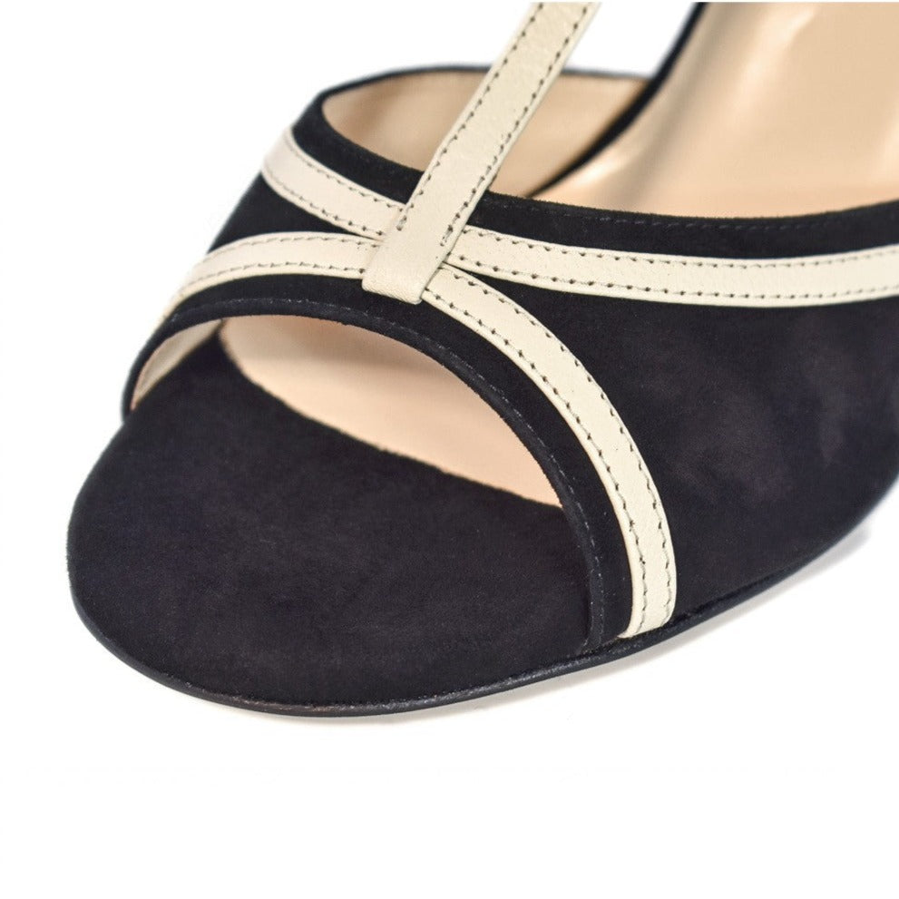 Vicky - Black Suede-Madame Pivot- Axis Tango - Best Tango Shoes