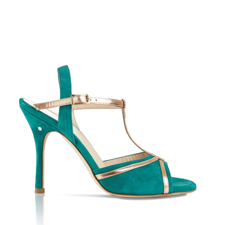 Vicky - Green-Madame Pivot- Axis Tango - Best Tango Shoes