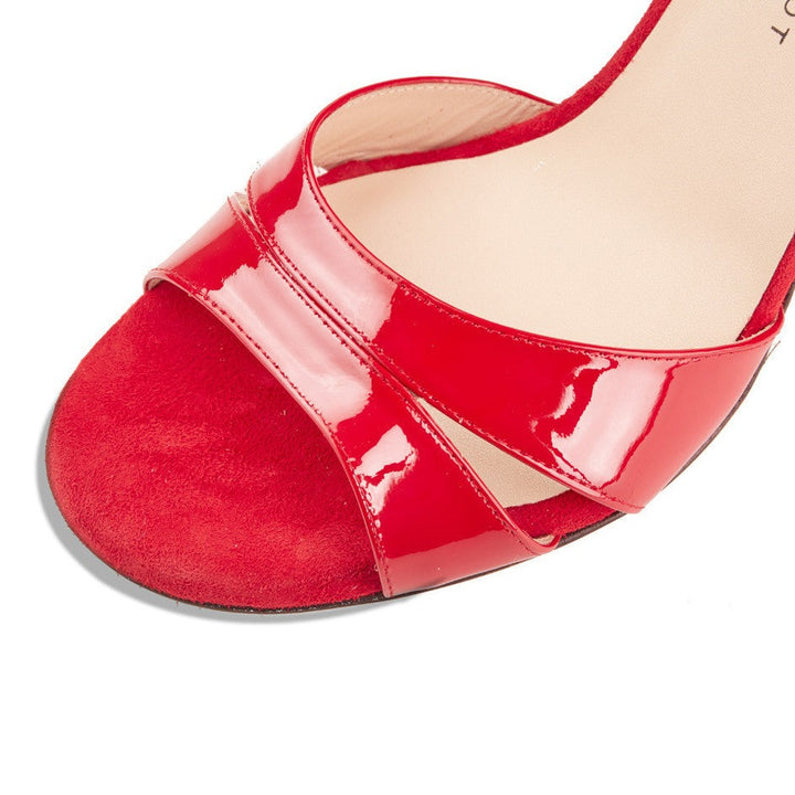 Virginia - Red Patent-Madame Pivot- Axis Tango - Best Tango Shoes