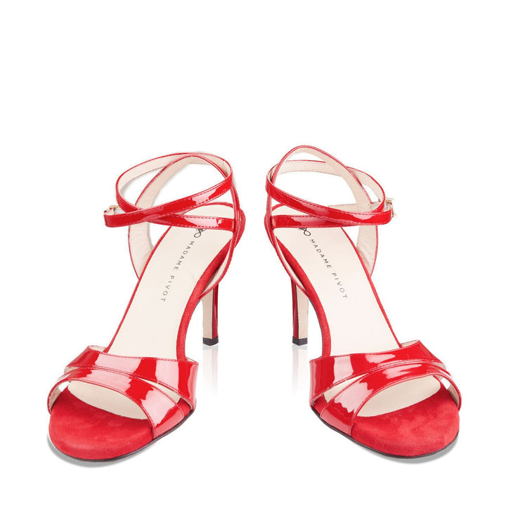 Virginia - Red Patent-Madame Pivot- Axis Tango - Best Tango Shoes