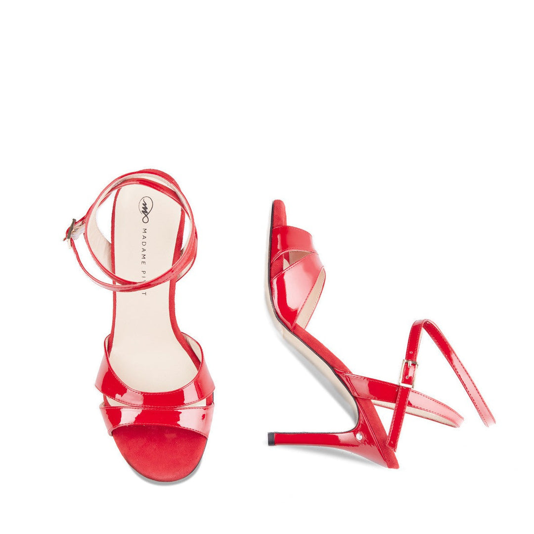 Virginia - Red Patent-Madame Pivot- Axis Tango - Best Tango Shoes